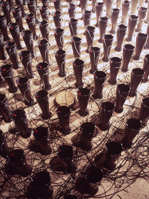 Joyce Hinterding, Siphon (1991) – detail (photograph Ian Hobbs)