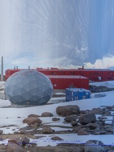 Image: Martin Walch, ‘Terra-Antarctica_Time-panorama_Mawson_Station_60 days_20171208- 20180205’, (2017-18) – still courtesy of the artist.