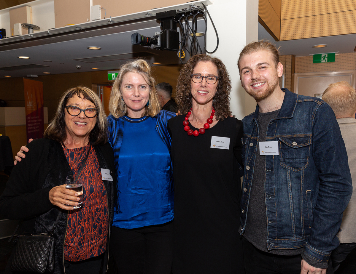 Dr Jill Scott, Cat Jones, Helen Pynor & Ash Tower, 2018 ANAT Alumni Network meeting.