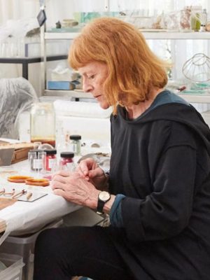 2020 Australian Antarctic Arts Fellow Janet Laurence in the studio Photograph Felicity Jenkins