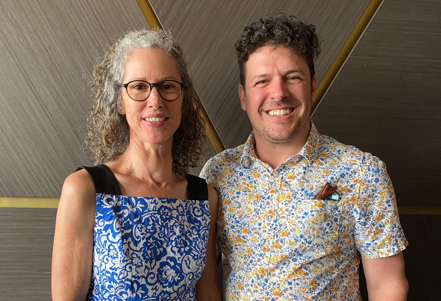 Dr Helen Pynor and Dr Jimmy Breen. Photograph Jenn Brazier.