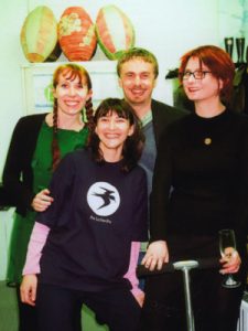 ANAT Team 2000: Charity Bramwell, Amber Carvan, Michael Shanahan & Amanda McDonald Crowley.